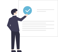 訪問点検のイメージイラスト